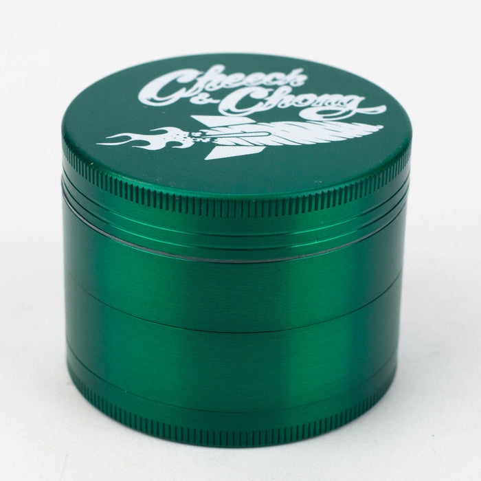 Cheech & Chong - 4 parts metal grinder ( CH1003 ) Regular Grinder ONE Green