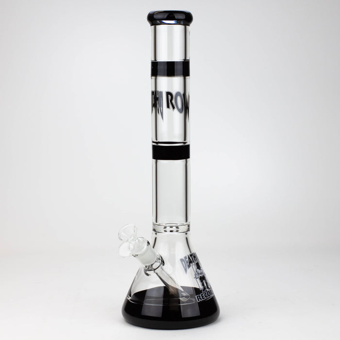 DEATH ROW-15.5"  7 mm Glass water pipe by Infyniti