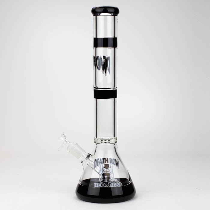 DEATH ROW-15.5"  7 mm Glass water pipe by Infyniti