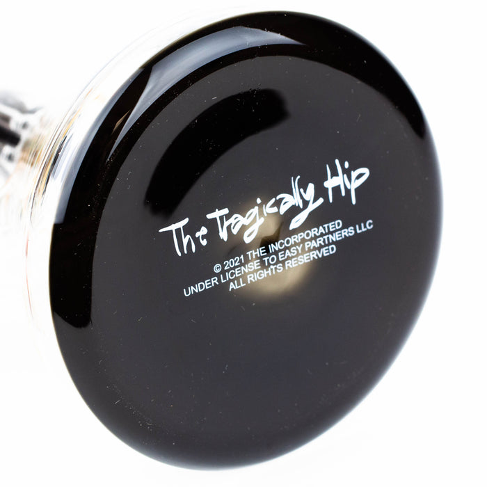 THE TRAGICALLY HIP-15.5" glass water pipe with single percolator by Infyniti Glass Bong ONE