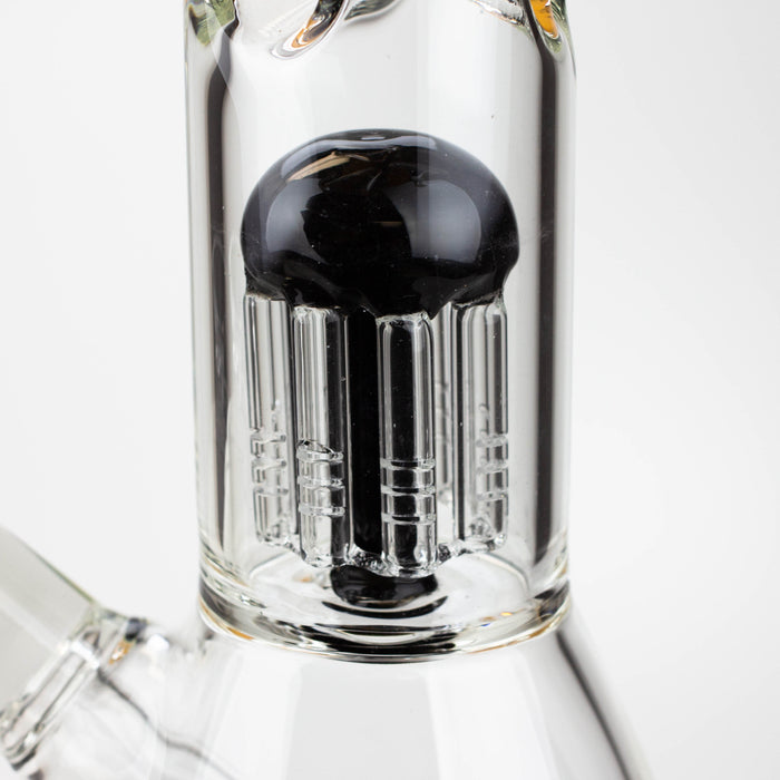 THE TRAGICALLY HIP-15.5" glass water pipe with single percolator by Infyniti Glass Bong ONE