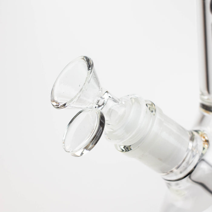 THE TRAGICALLY HIP-15.5" glass water pipe with single percolator by Infyniti Glass Bong ONE