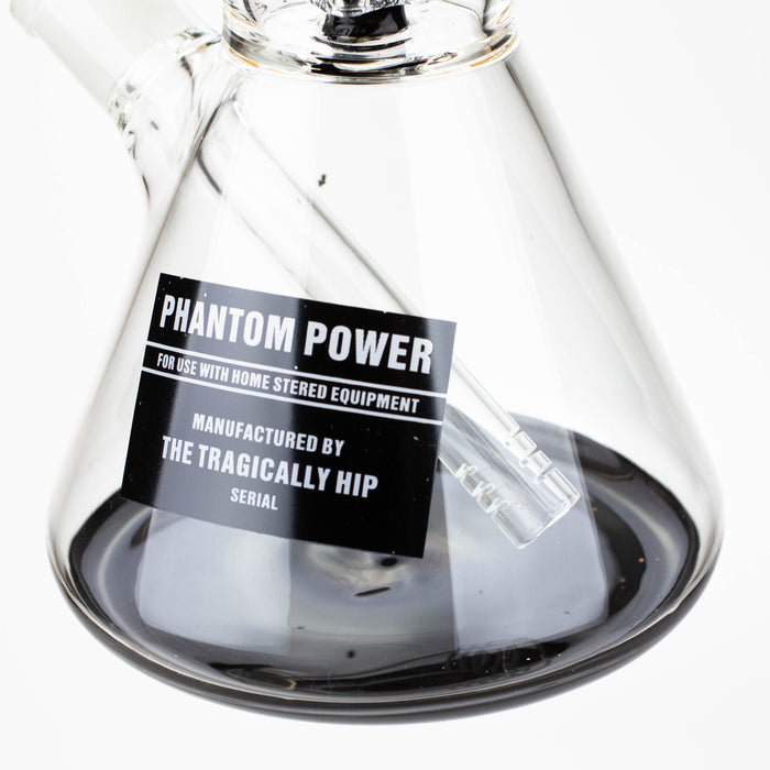 THE TRAGICALLY HIP-15.5" glass water pipe with single percolator by Infyniti Glass Bong ONE