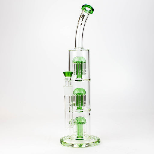 16" Infyniti Triple tree arms percolator glass bong-Gr Bongs ONE