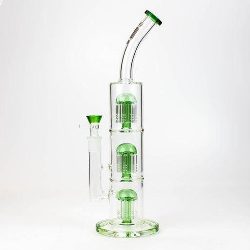 16" Infyniti Triple tree arms percolator glass bong-Gr Bongs ONE
