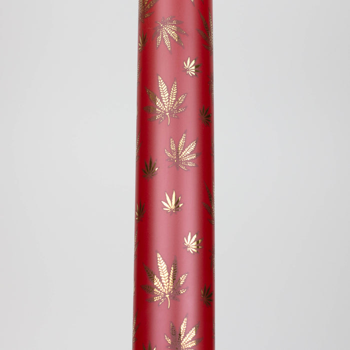 19.5" Gold leaf 9 mm glass water bong Glass Bong ONE