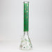 19.5" Gold leaf 9 mm glass water bong Glass Bong ONE Green-C