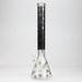 19.5" Gold leaf 9 mm glass water bong Glass Bong ONE Black-E