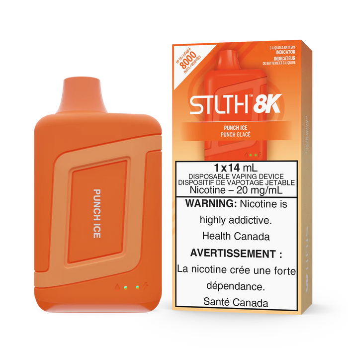 STLTH 8K Puffs Disposable 20mg Box of 5