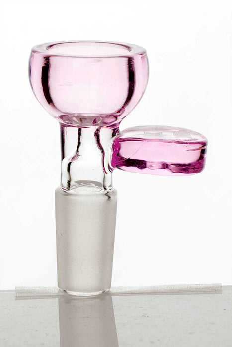 Thick Glass bowl-Pink - One Wholesale