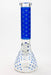 14" Luxury Patten Glow in the dark 7 mm glass bong [A24]- - One Wholesale
