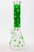 14" Leaf Glow in the dark 7 mm glass bong [A52]-Green - One Wholesale