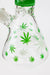 14" Leaf Glow in the dark 7 mm glass bong [A52]- - One Wholesale