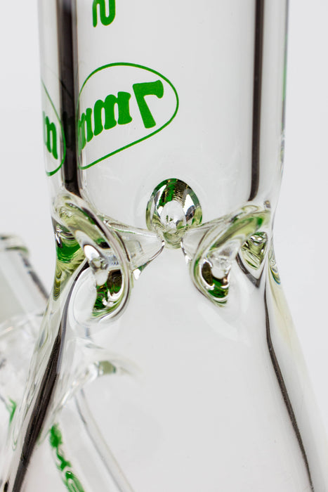 14" glass / 7 mm / beaker glass water bong [A53] Glass Bong Canadian Distributor