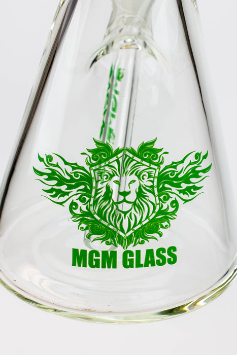 14" MGM glass / 7 mm / beaker glass water bong [A53]- - One Wholesale