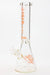 14" glass / 7 mm / beaker glass water bong [A53] Glass Bong Canadian Distributor Pink