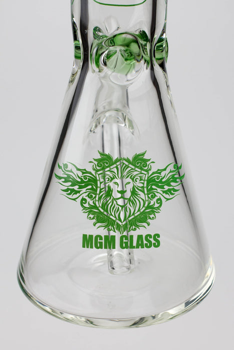 16" MGM glass / 9 mm / beaker glass water bong-Color- - One Wholesale