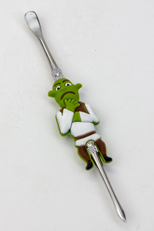 Metal dabber with Cartoon Silicone Bongs Accessories Canadian Distributor Ogre