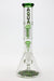 12" AQUA Dual tree arms percolator glass water bong- - One Wholesale