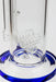 13" AQUA Glass / 2-in-1 / 7mm glass water bong- - One Wholesale