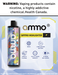 Ammo Highlighter Zero Nicotine Disposable Vape 5000 puffs Box of 10 Federal Excise Tax AMMO VAPE