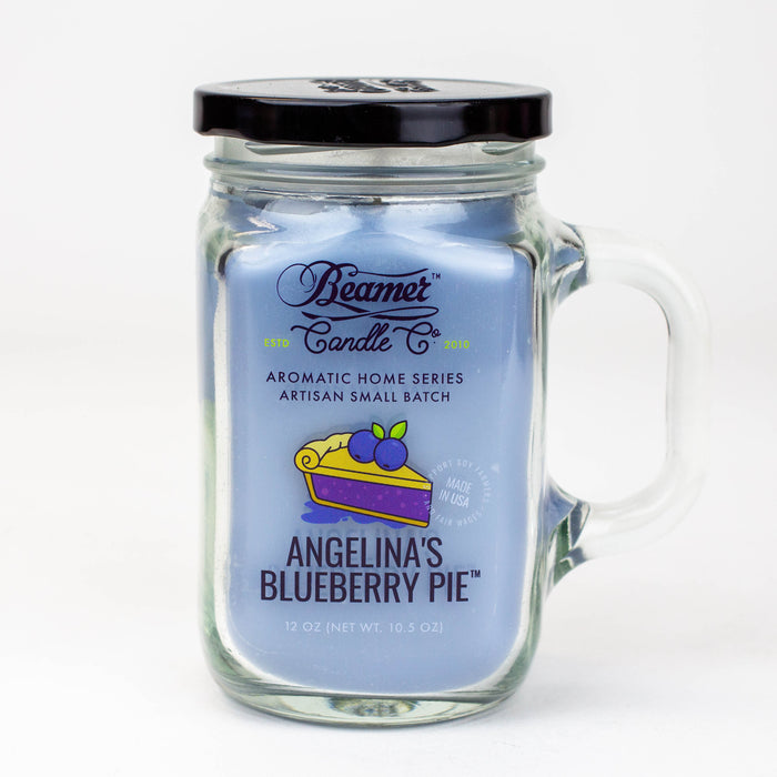 Beamer Candle Co. Ultra Premium Jar Aromatic Home Series candle-Angelina's Blueberry Pie - One Wholesale