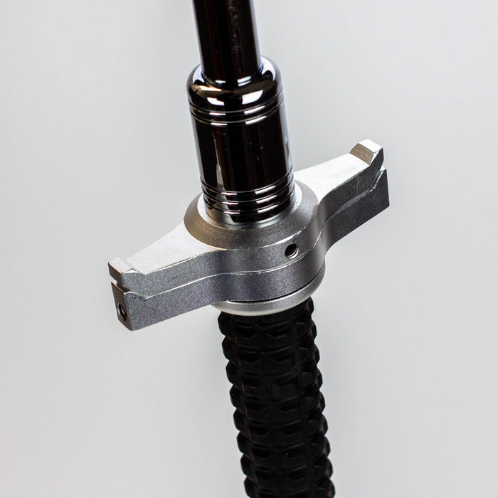 XTREME- Expandable Steel Baton with Guard / Hummer Rubber Handle / Solid Pole- - One Wholesale