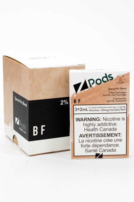 ZPOD S-Compatible Pods Box of 5 packs (20 mg/mL)-B F - One Wholesale