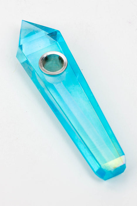Quartz Smoking Pipe Pack of 2 Quartz hand pipe Canadian Distributor Blue Aura