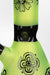 10" Sandblasted color glass water bong- - One Wholesale