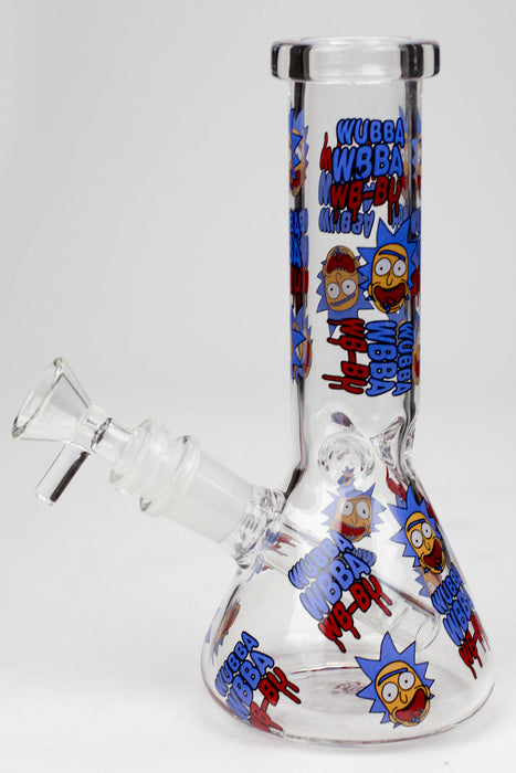 8" NM glass water bong-CL- - One Wholesale