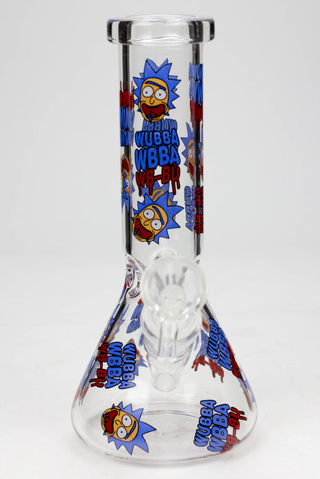 8" NM glass water bong-CL- - One Wholesale