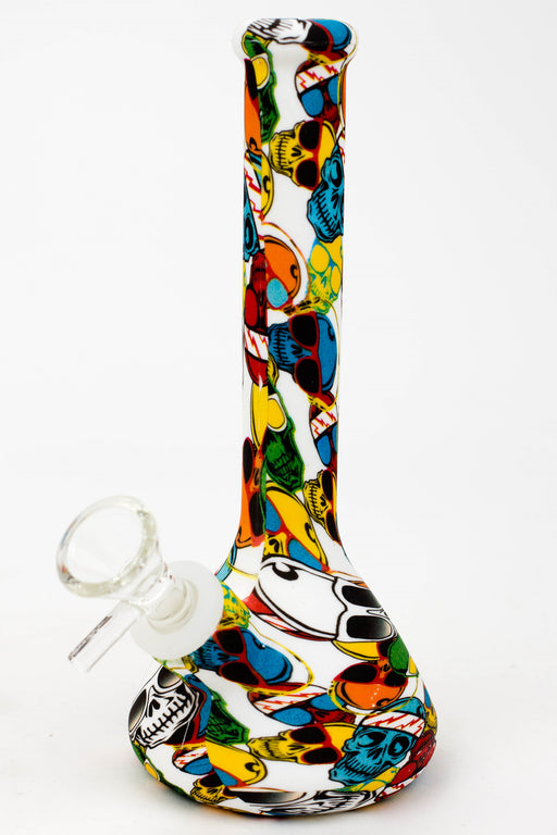 7.5" Graphic silicone water bong-Graphic B - One Wholesale