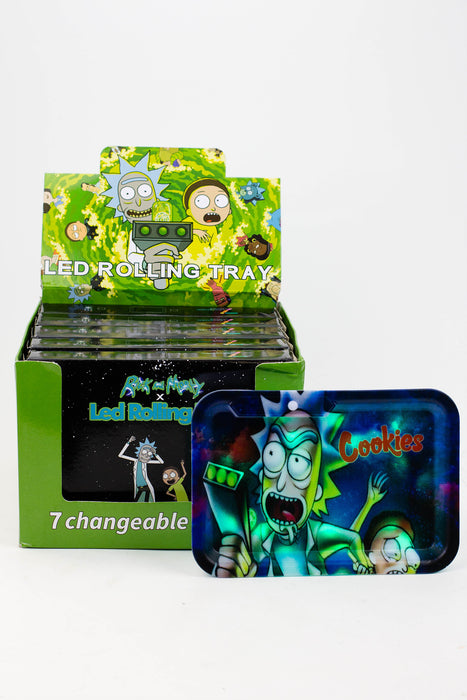 LED Rechargeable Rolling Tray Box of 6 Tray BANKA