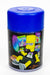 LED Stash Jars with Cartoon Designs Box of 6- - One Wholesale