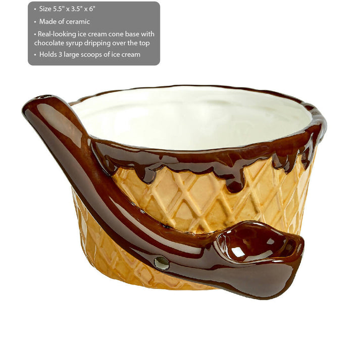 Roast & Toast Ice Cream bowl Mug Pipe Roast and Toast Gifts