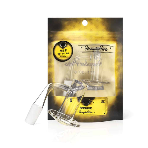 Honeybee Herb - BEEHIVE - 90° DEGREE | YL Banger Bongs Accessories Honeybee Herb 14 mm Male