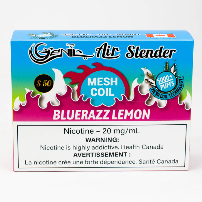 Genie Air Slender Mesh Coil disposable 5000 Puff Pod 20 mg/mL