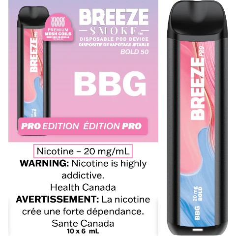 Breeze Pro S50 Disposable 20MG Box of 10