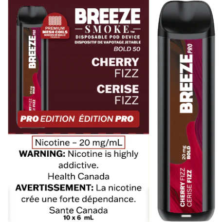 Breeze Pro Disposable 20MG Box of 10