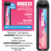 Breeze Pro S50 Disposable 20MG Box of 10 Federal Excise Tax ONE Lush Ice