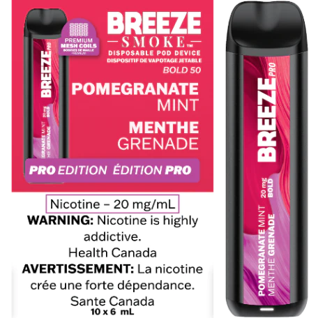 Breeze Pro Disposable 20MG Box of 10