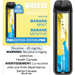 Breeze Pro S50 Disposable 20MG Box of 10 Federal Excise Tax ONE Banana Coconut