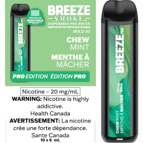 Breeze Pro S50 Disposable 20MG Box of 10