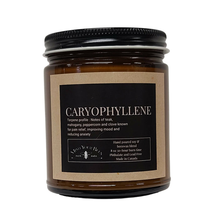 Mind Your Bees - Caryophyllene Terpene Inspired Luxury Candle Candles Mind Your Bees