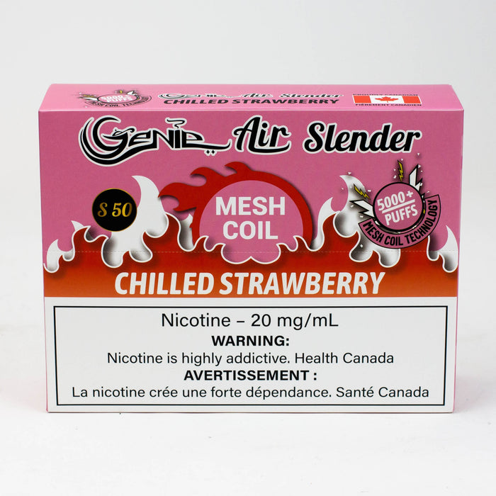 Genie Air Slender Mesh Coil disposable 5000 Puff Pod 20 mg/mL