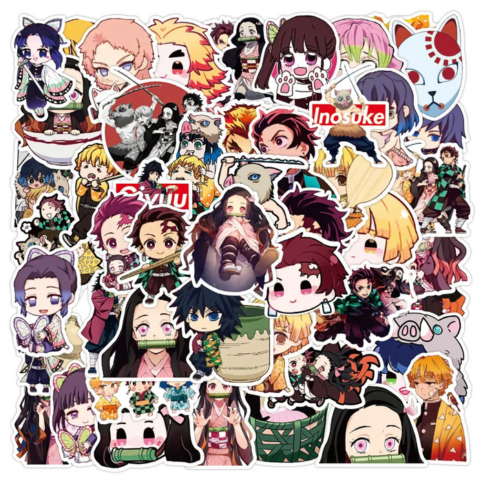 50pcs Assorted Anime Design Stickers