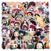 50pcs Assorted Anime Design Stickers Collectable Items Every Weekend Demon Slayer_D