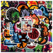 50pcs Assorted Anime Design Stickers Collectable Items Every Weekend Dragon Ball_A