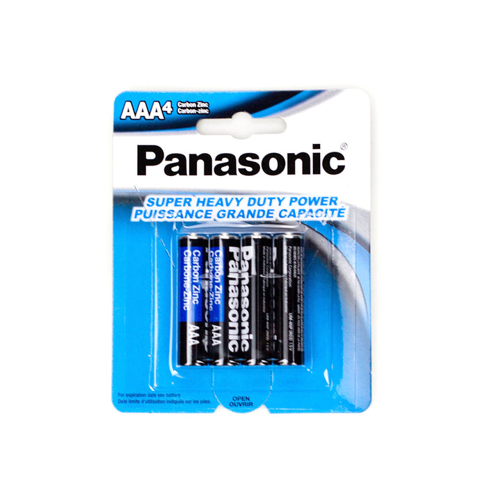Panasonic Super Heavy duty power AAA4 Batteries Box of 12